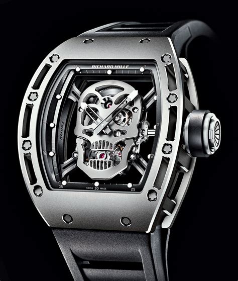 richard mille skull watch replica price|richard mille rm 052 watch.